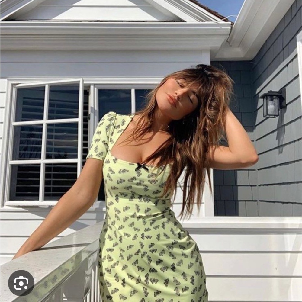 Omighty Butterfly dress 🦋💚💛